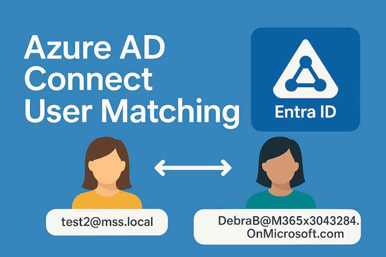 Azure AD Connect ile Local ve Bulut Kullanıcılarını Hard Match Yöntemiyle Eşleştirme